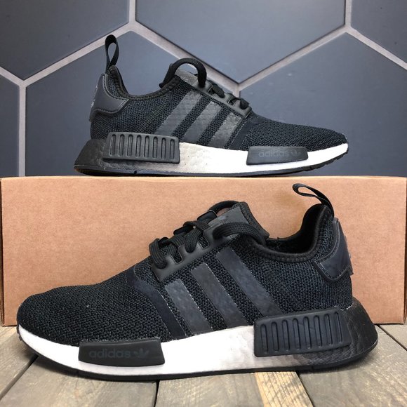 nmd black and white fade